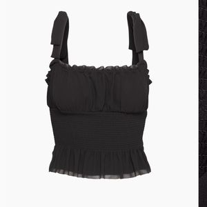 Aritzia Wilfred Ballad Camisole in BLACK SIZE SMALL